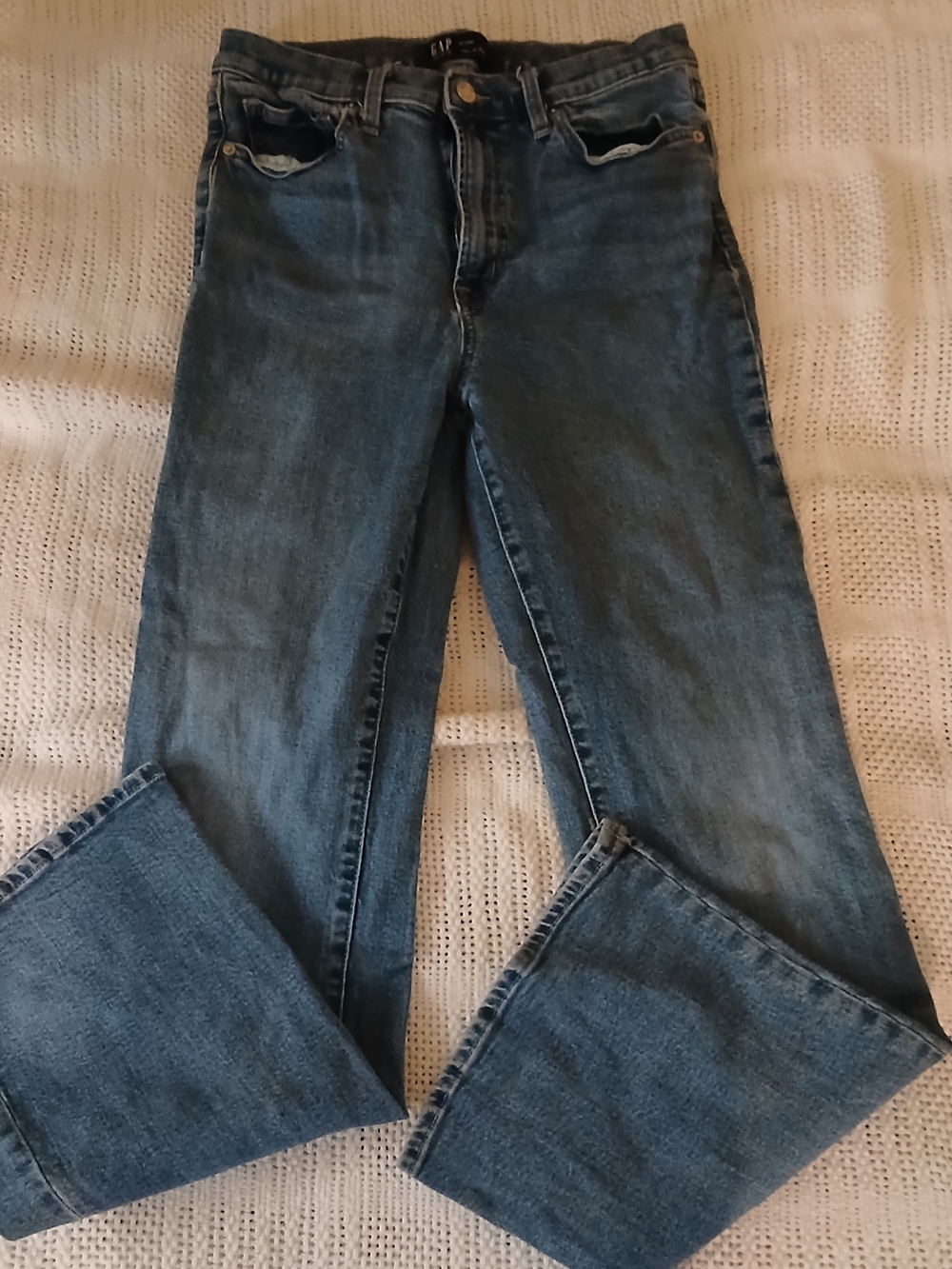 GAP Women's Dark Blue 70s Flare Jeans 8/29R